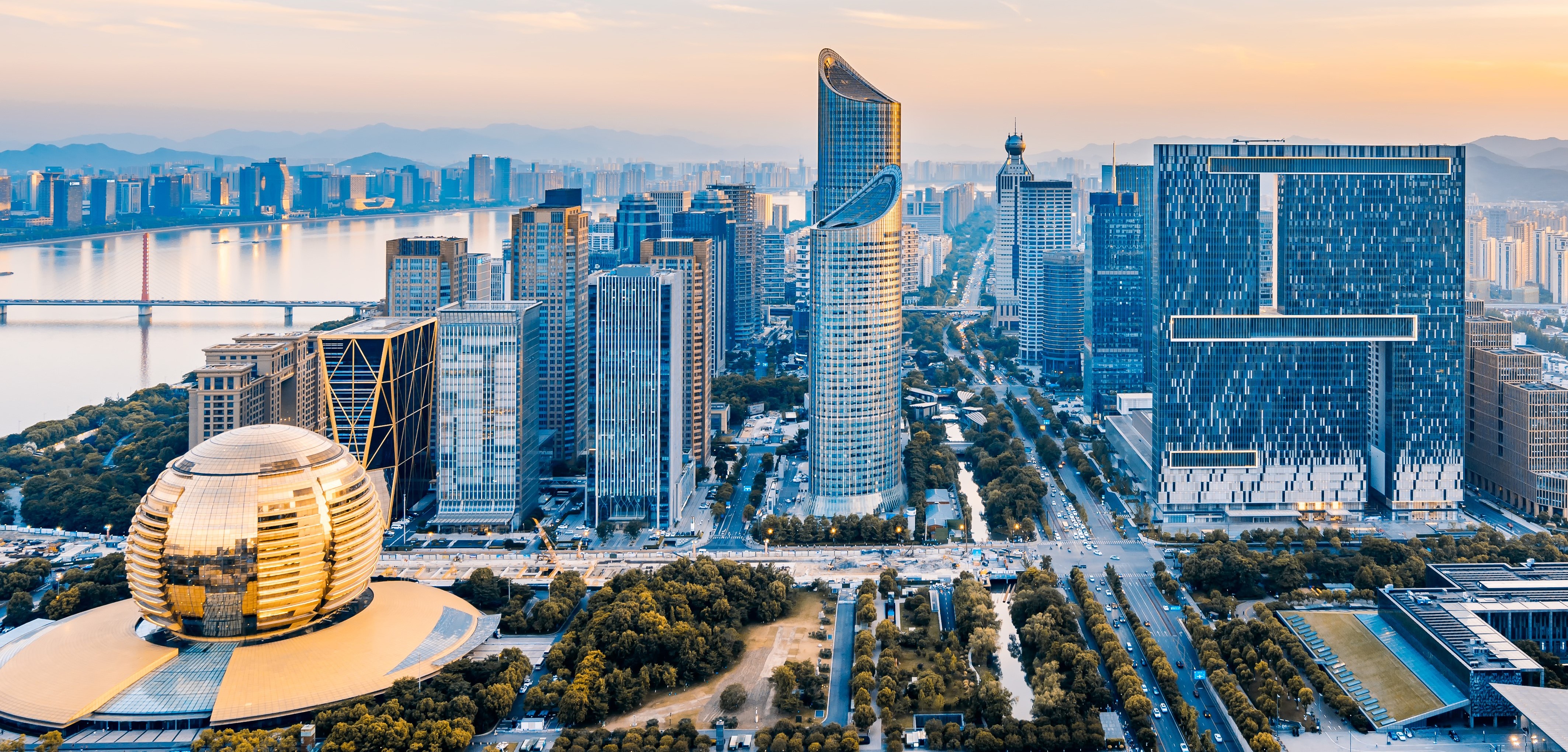 City scape of Hangzhou China