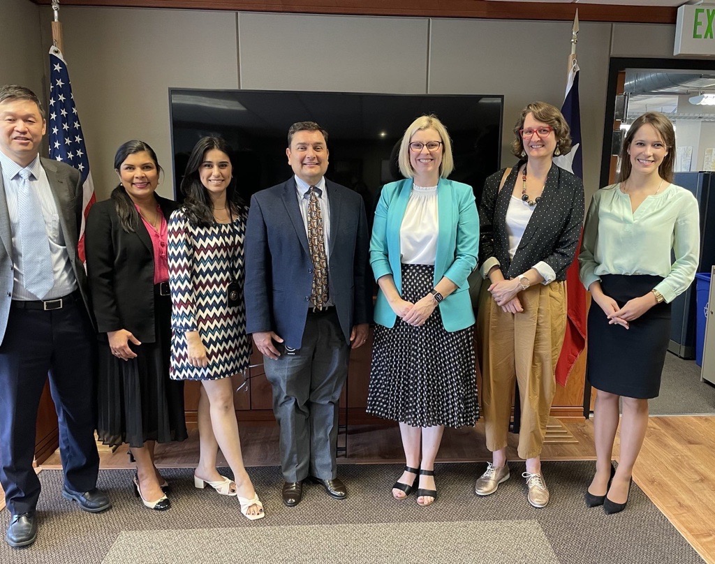 The Invest and Trade WA delegation at the Office of the Texas Governor